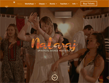 Tablet Screenshot of dancefestivalindia.com